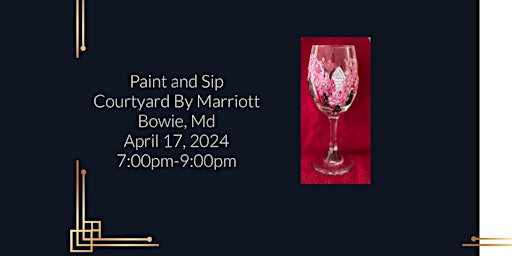 Imagem principal do evento Paint and Sip Wine Glasses