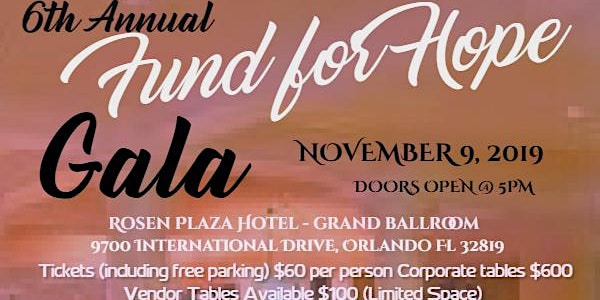 Clarita's House Outreach Ministry "FUND FOR HOPE" GALA