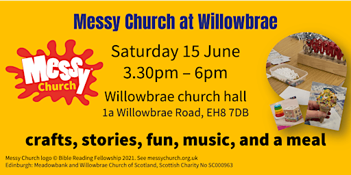Imagem principal do evento Messy Church at Willowbrae