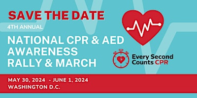 Imagem principal do evento National CPR & AED Awareness Rally & March