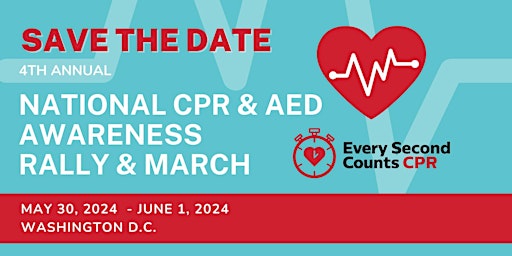 Imagem principal de National CPR & AED Awareness Rally & March