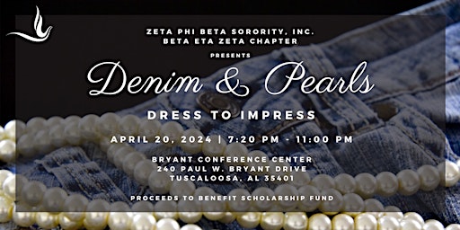 Image principale de Denim & Pearls Scholarship Mixer Sponsorship Packages