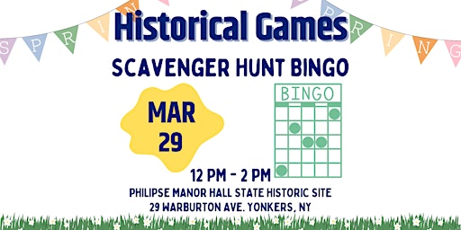 Imagem principal do evento Scavenger Hunt Bingo - Free Family Spring Break Activity