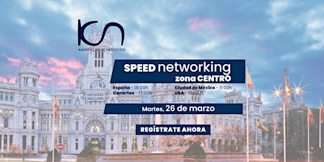 Imagen principal de Speed Networking Online Zona Centro - 26 de marzo