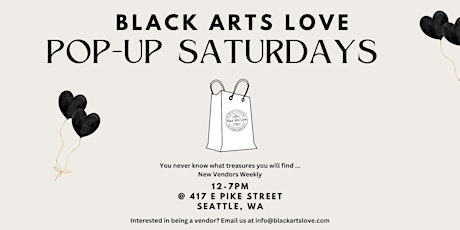 Pop Up Saturdays at Black Arts Love