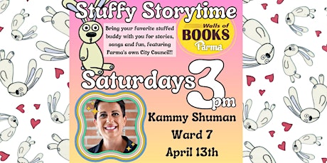 Stuffy Storytime with Parma's own City Council! 4/13 Ward 7 Kammy Shuman