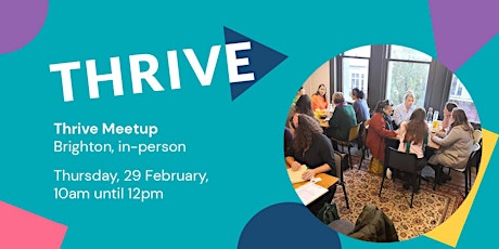 Hauptbild für Thrive Meetup (In-Person)