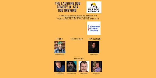 Primaire afbeelding van 18+ Charity Comedy Night to benefit The American Cancer Society!