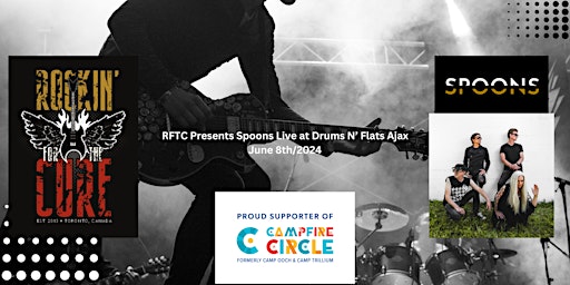 Imagem principal do evento 8th Annual Rockin' For The Cure - Featuring The Spoons