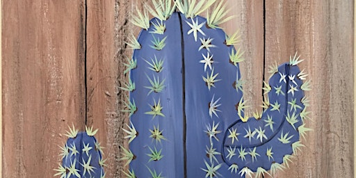 Primaire afbeelding van Paint and Sip - "Blue Torch Cactus" Phoenix