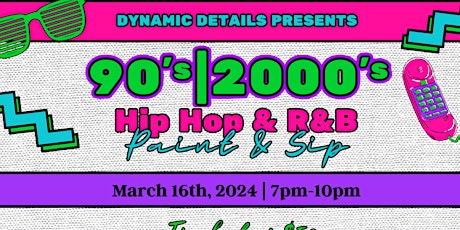 Hip Hop/R&B Paint and Sip Night primary image