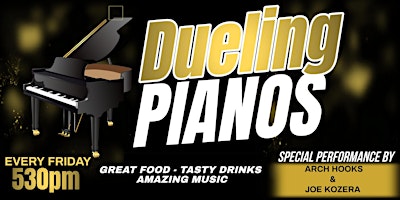 Primaire afbeelding van Dueling Pianos Dinner Experience & Happy Hour