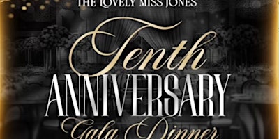 Imagem principal do evento Lovely Miss Jones' 10 Year Anniversary Gala