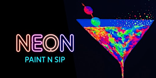 Imagem principal do evento Neon Lights Cocktail Paint & Sip at Prohibition
