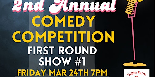 Primaire afbeelding van 5/24  7pm FIRST round of the 2nd Annual Yellow & Co. Comedy Competition