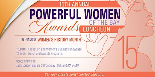 Image principale de 15th Annual Powerful Women of the Bay Awards Luncheon