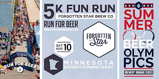 Immagine principale di 5k and Beer Olympics x Forgotten Star Brew Co | 2024 MN Brewery Run 