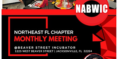 Primaire afbeelding van NABWIC NE FL (Jacksonville) Membership Meeting - April