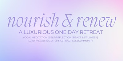 Nourish & Renew - One Day Yoga & Mindfulness Retreat primary image