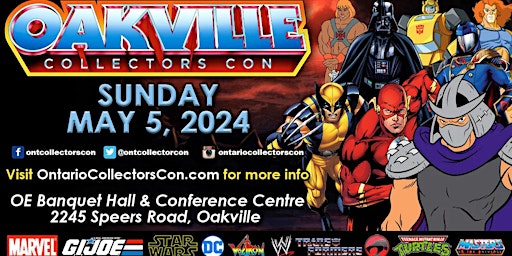 Imagem principal de Oakville Collectors Con 2024 and Oakville Comic Book Show