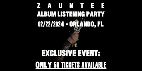 Zauntee Album Release Party primary image