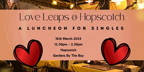 Hauptbild für Love Leaps @ Hopscotch (Calling for 1 more Gent and Lady!)