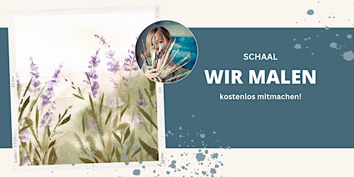 Hauptbild für MALEN.Basteln.Ausprobieren - Loose Watercolor Blumen (keine Kursgebühr)