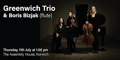 Immagine principale di Greenwich Trio & Boris Bizjak (flute) 