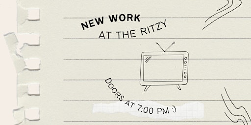 Imagem principal do evento New Work at the Ritzy: May Edition