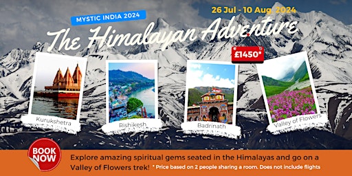 Mystic India Retreat - A Himalayan Adventure primary image