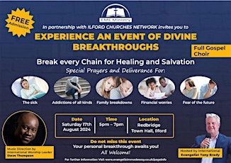 EXPERIENCE AN EVENT OF DIVINE BREAKTHROUGH