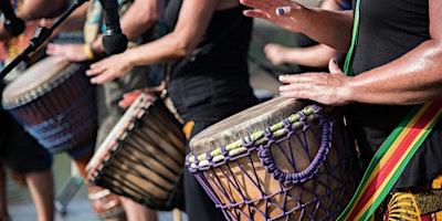 Primaire afbeelding van FREE West African Drumming Workshop for Adults