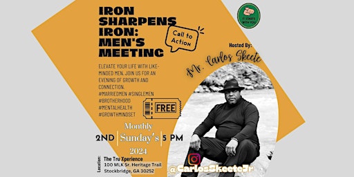 Imagen principal de Iron Sharpens Iron: Men's Meeting