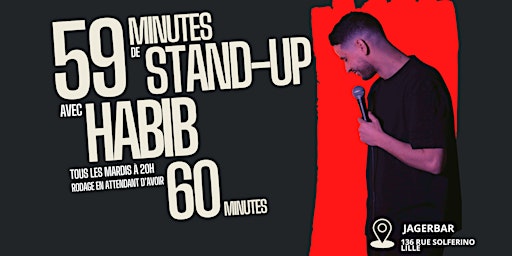 Imagem principal do evento 59 minutes de STAND-UP avec HABIB