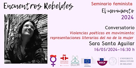 Imagen principal de Violencias poéticas en movimiento con Sara Santa Aguilar