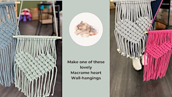 Imagem principal de Macrame Heart Wall-hanging