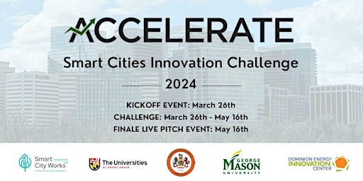 Finale Live Pitch Event - Accelerate Smart Cities Innovation Challenge primary image