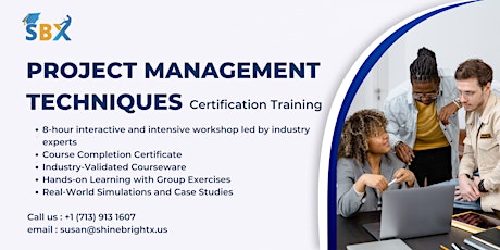 Project Management Techniques Certification Training in Rialto, CA