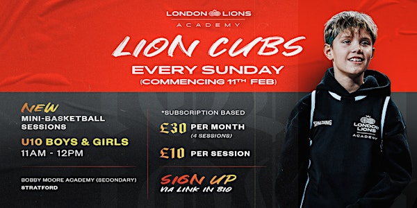 London Lions U10 Basketball Sessions