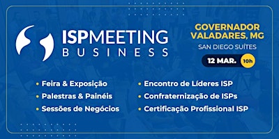 ISP Meeting | Governador Valadares, MG primary image