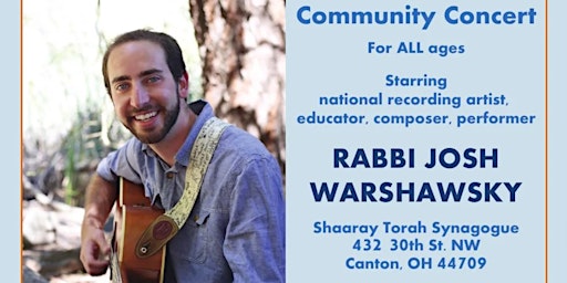 Josh Warshawsky Community Concert primary image