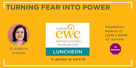 Imagem principal do evento EWC Meeting: Turning Fear Into Power