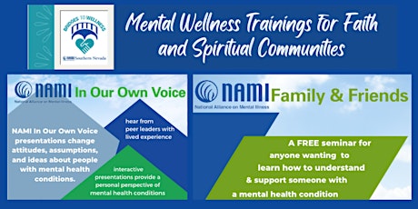 NAMI In Our Own Voice and NAMI Family & Friends Seminar