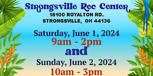 Primaire afbeelding van 2nd Annual HV LLC Craft & Vendor Show @ Strongsville Rec Center