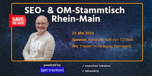 Imagem principal do evento SEO- & OM-Stammtisch im Mai 2024