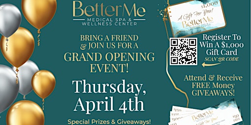 Hauptbild für Join us for a spectacular Grand Opening at Better Me Med Spa & Wellness Spa