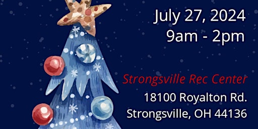 Primaire afbeelding van 10th Annual Christmas in July Craft & Vendor Show
