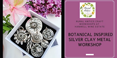 Botanical Inspired Metal Silver Clay Workshop