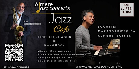 Primaire afbeelding van Jazzcafé 17 februari: Tico Pierhagen & Aguabajo