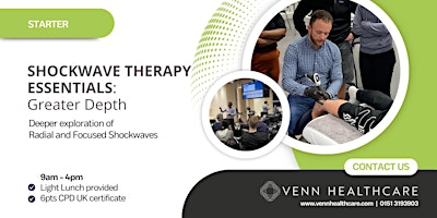 SHOCKWAVE THERAPY ESSENTIALS : GREATER DEPTH (RPW & FSW) primary image